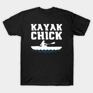 Funny Kayak Chick gift T-Shirt